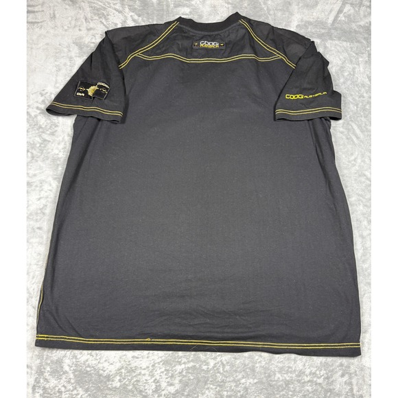 Vintage Coogi Australia Graphic‎ T-Shirt Embroidered Logo Accents Black Tee XXXL - Picture 9 of 11